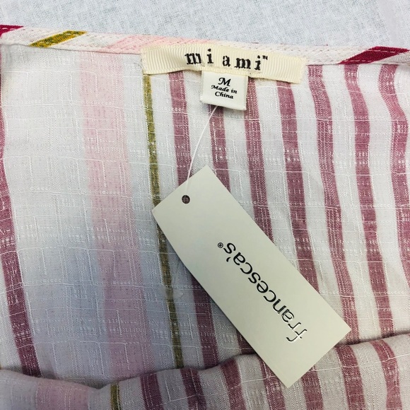 New! Francesca’s Stripe Tank Top - Picture 6 of 7